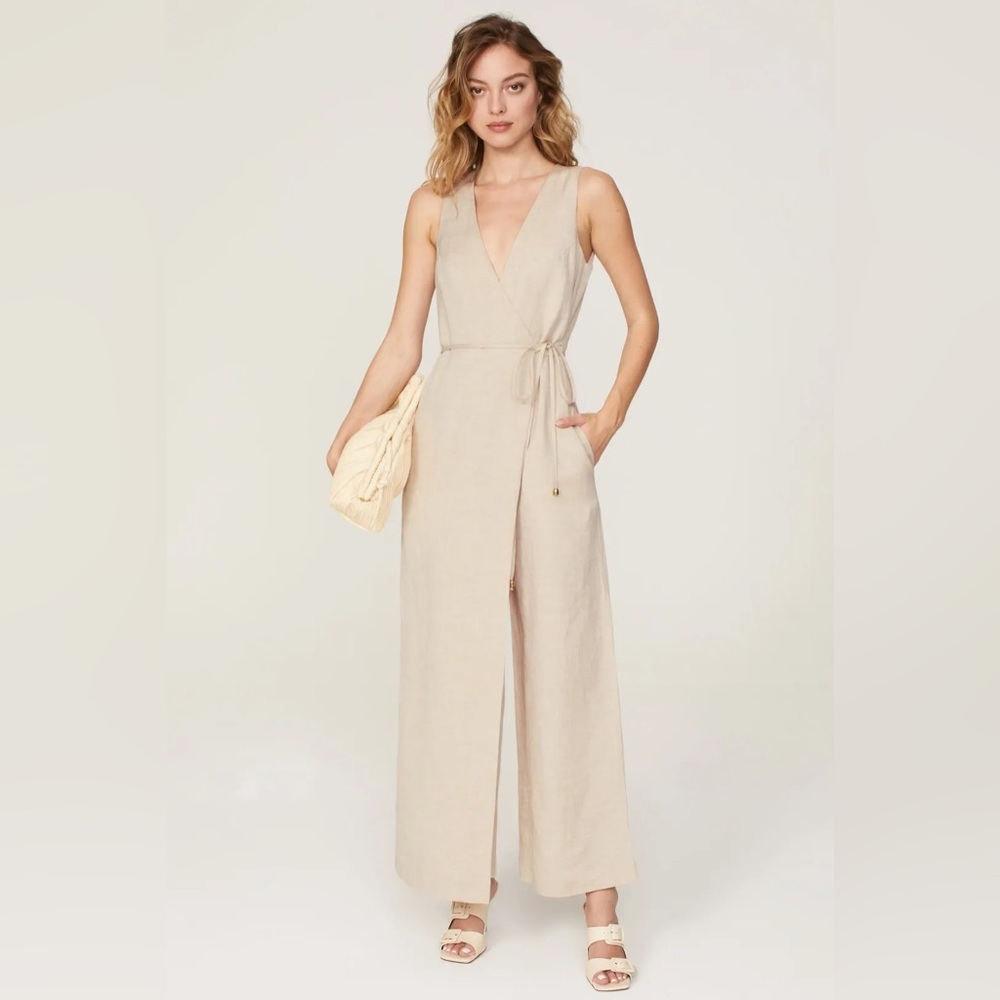 Rosetta Getty Tan jumpsuit Sundress